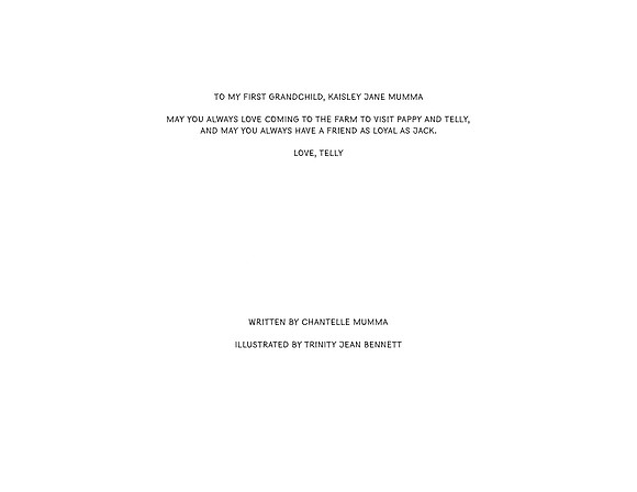 title page dedication